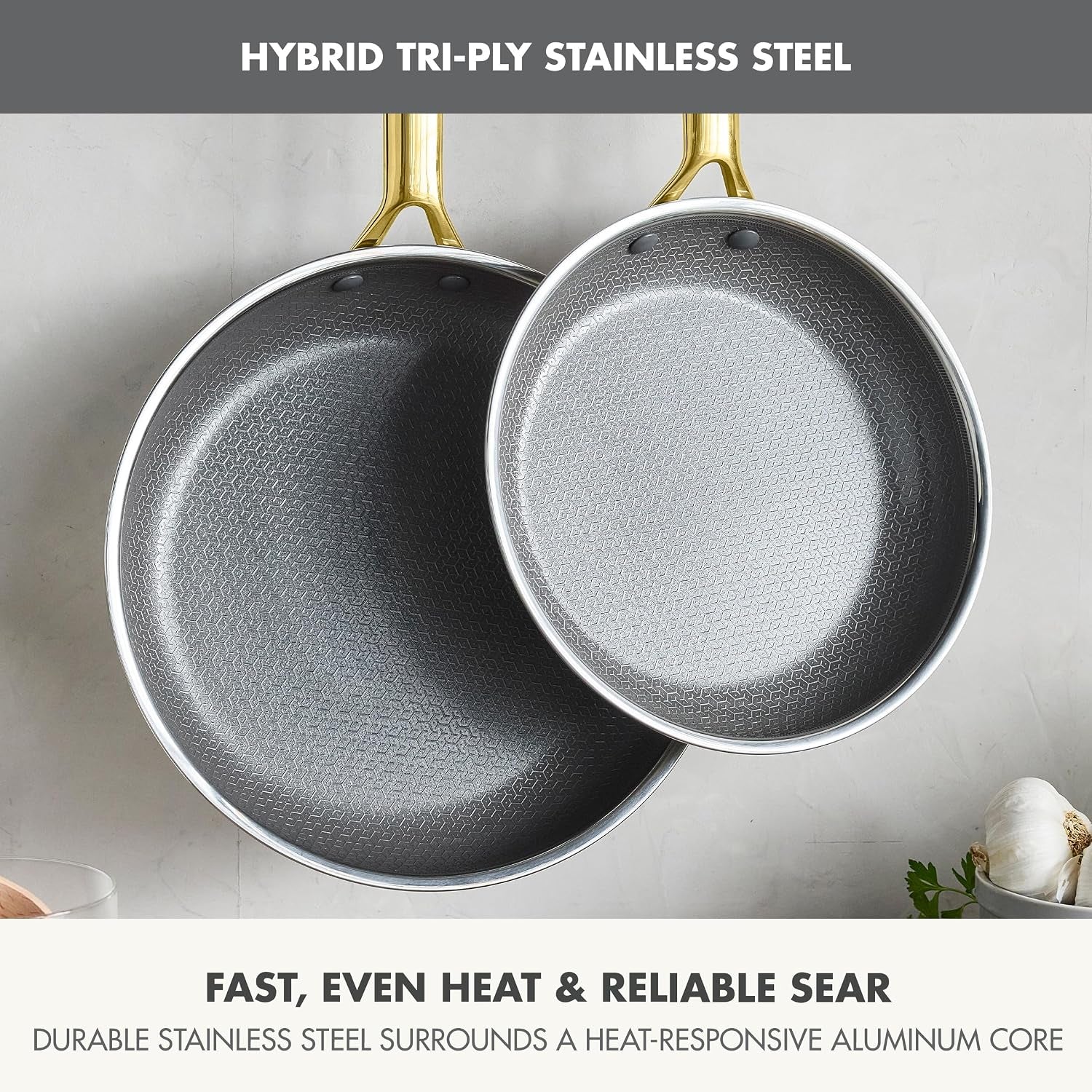 hybrid-2-piece-9-5-11-stainless-steel-ceramic-skillet-set-apex-tri-ply-pan-pfas-free-thermobond-nonstick-induction-all-cooktop-compatible-dishwasher-oven-safe-up-to-850f-gold