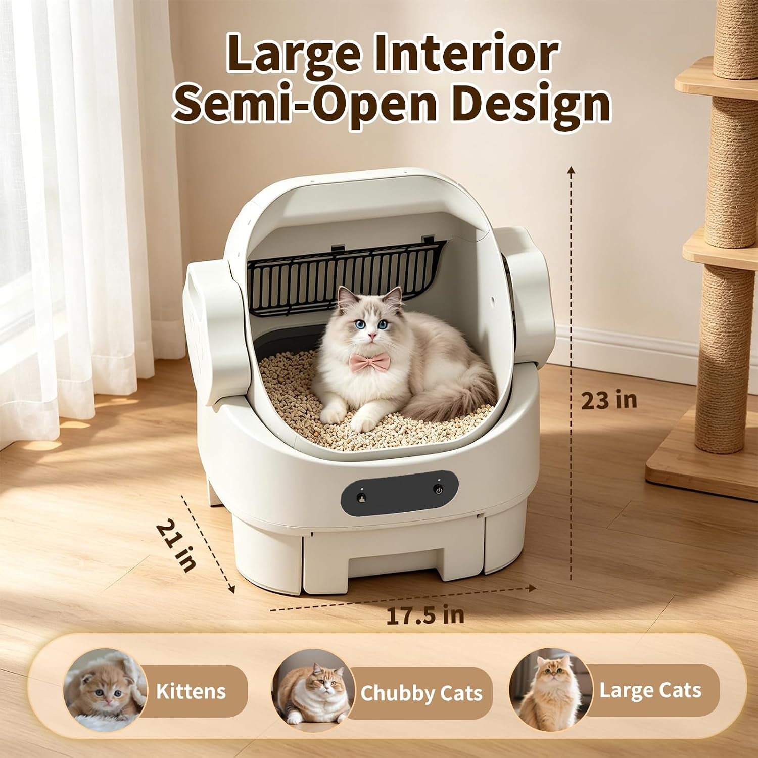 automatic-self-cleaning-litter-box-open-top-microwave-radar-white-multi-sensor-safety-large-waste-bin-whisper-quiet-easy-setup-rinse-clean-in-seconds-for-multi-cat-homes