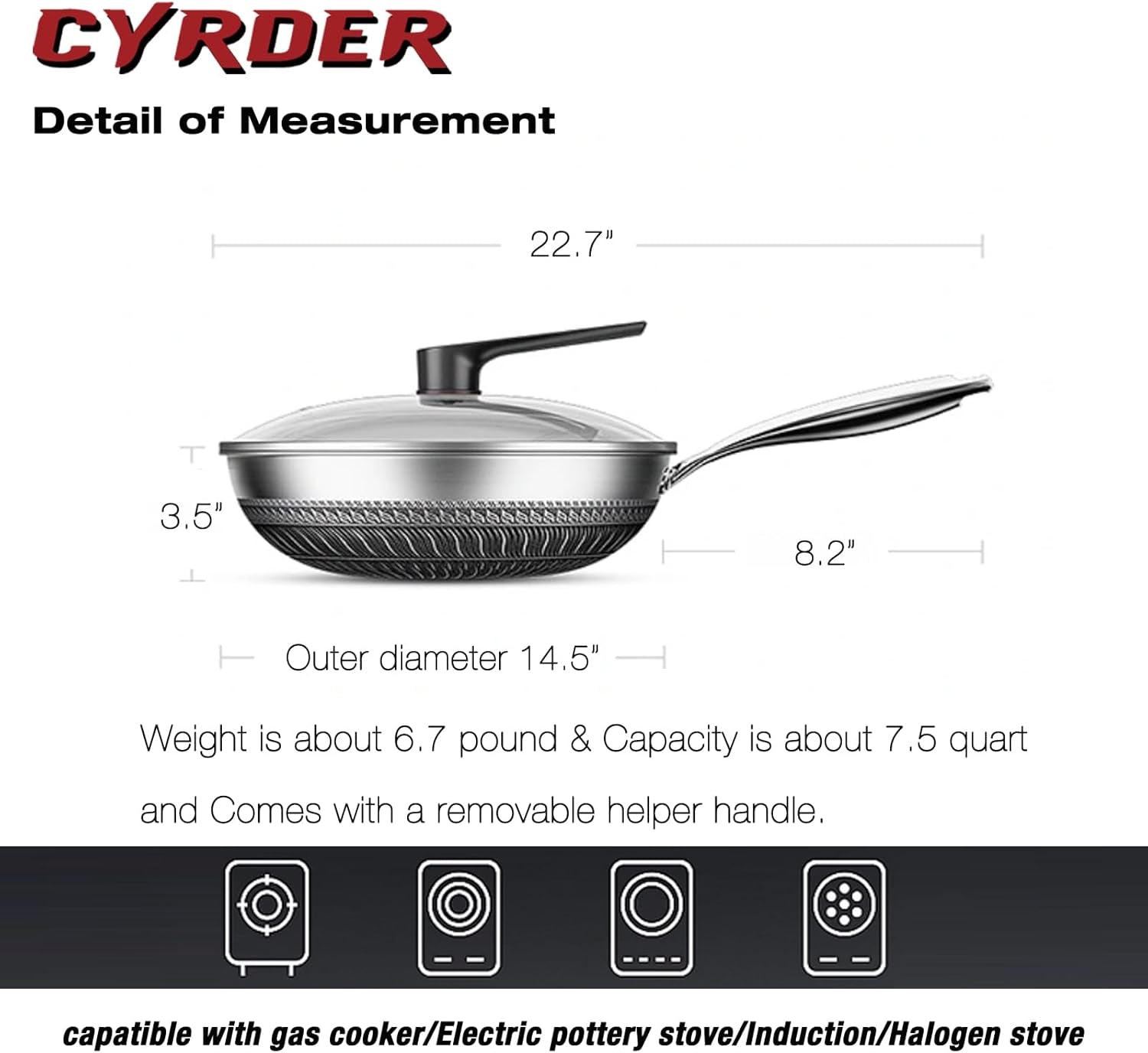 large-hybrid-nonstick-stainless-steel-pan-skillet-14-5in-pfoa-free-non-stick-wok-dishwasher-oven-safe-stay-cool-handle-works-with-induction-cooktop-ceramic-gas-electric-stove