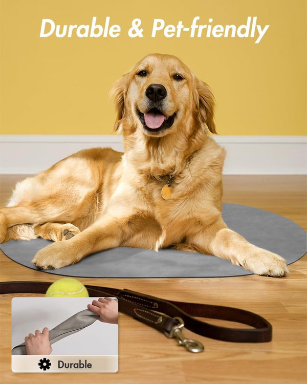 Absorbent Dog Food Mat-Cat Dog Mat for Food and Water Bowl, Quick Dry Pet Food Mat, No Stains Dog Feeding Mat, Dog Accessories Pet Supplies Mat-Dog Water Bowl Mat for Messy Drinkers6