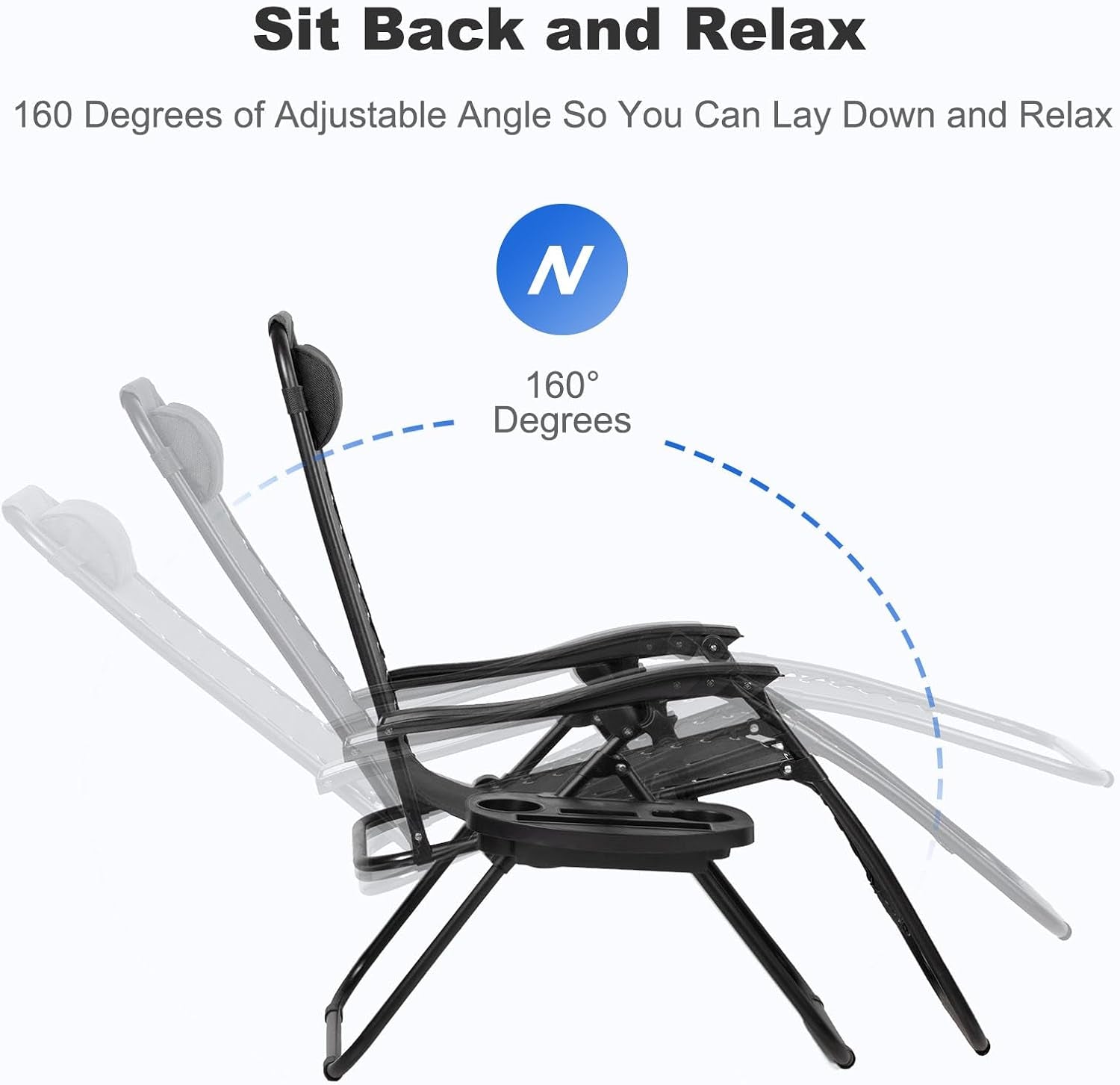 set-of-2-relaxing-recliners-patio-chairs-adjustable-steel-mesh-zero-gravity-lounge-chair-beach-chairs-with-pillow-and-cup-holder-black
