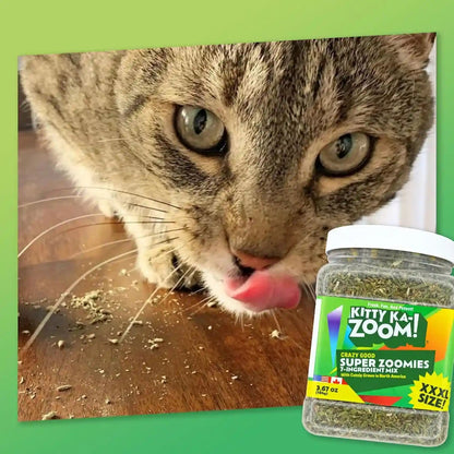 Super ZOOMIES Catnip Mix | High Potency, Hand Harvested | Hand-Harvested Fresh Catnip Mix for Cats; Sparks Zoomies & Active Play; Grown in Canada & USA, Nothing Artificial5