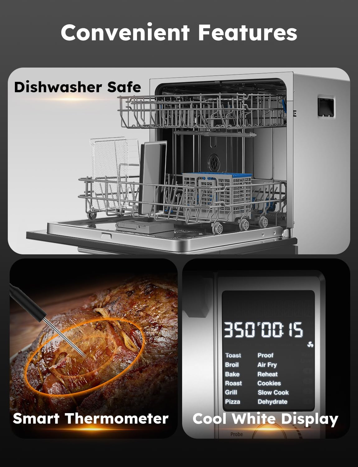 bravo-pro-smart-toaster-oven-countertop-true-air-fryer-combo-improved-convection-35-crispier-112-presets-customizable-pizza-zones-integrated-probe-pfas-free-30qt-stainless-steel