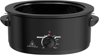 8 Quart Roaster Slow Cooker, 2-In-1 Electric Roaster | up to 400°F, Removable Roaster Pan, Easy to Clean, Black4