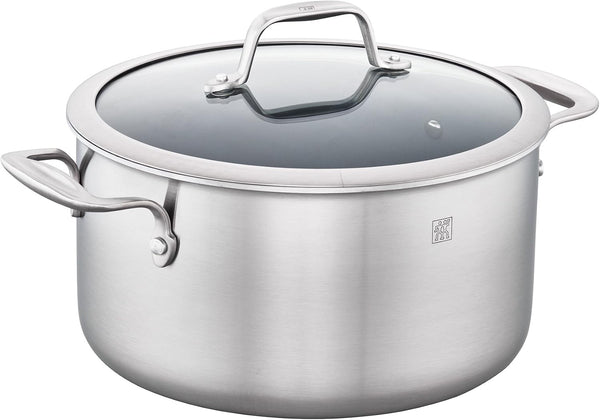 Spirit 3-Ply 10-Pc Stainless Steel Ceramic Nonstick Pots and Pans Set, Dutch Oven, Fry Pan7