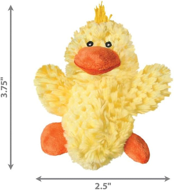 KONG Low Stuffing with Squeaker Dog Toy, X-Small, 3 Animals, Bear, Duck, Frog5