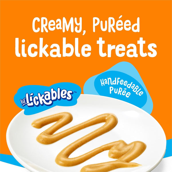 Purina Friskies Lil' Lickables with Chicken or Tuna Variety Pack Lickable Cat Treats - 5 Oz. (Pack of 10)2