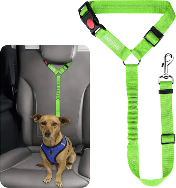 Adjustable Pet Seat Belt Restraint for Dogs and Cats - Vehicle Headrest Safety Harness (1 Pack)12