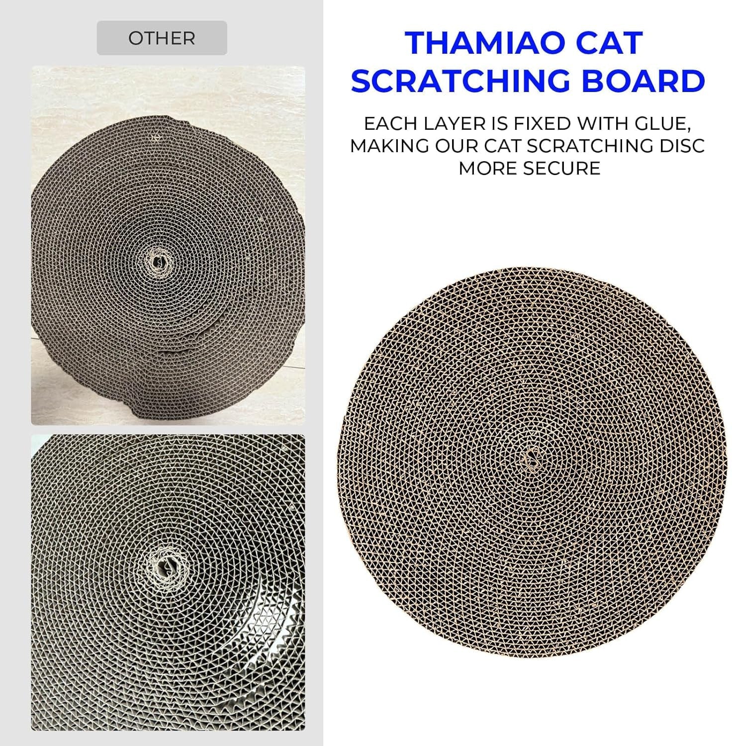 round-cat-scratcher-refill-10-inch-diameter-7-8-inch-thickness-cardboard-cat-scratcher-scratching-board-replacement-pads-2pcs-for-indoor-cats