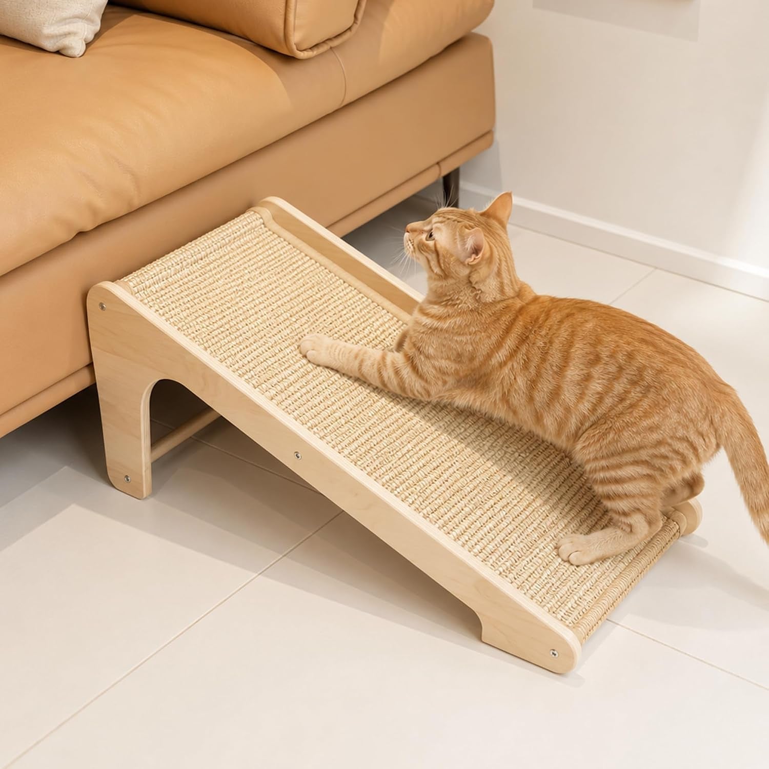 petkaray-sisal-cat-scratcher-ramp-l-shaped-scratching-post-and-scratch-pad-for-indoor-cats-couch-furniture-protector-chevron