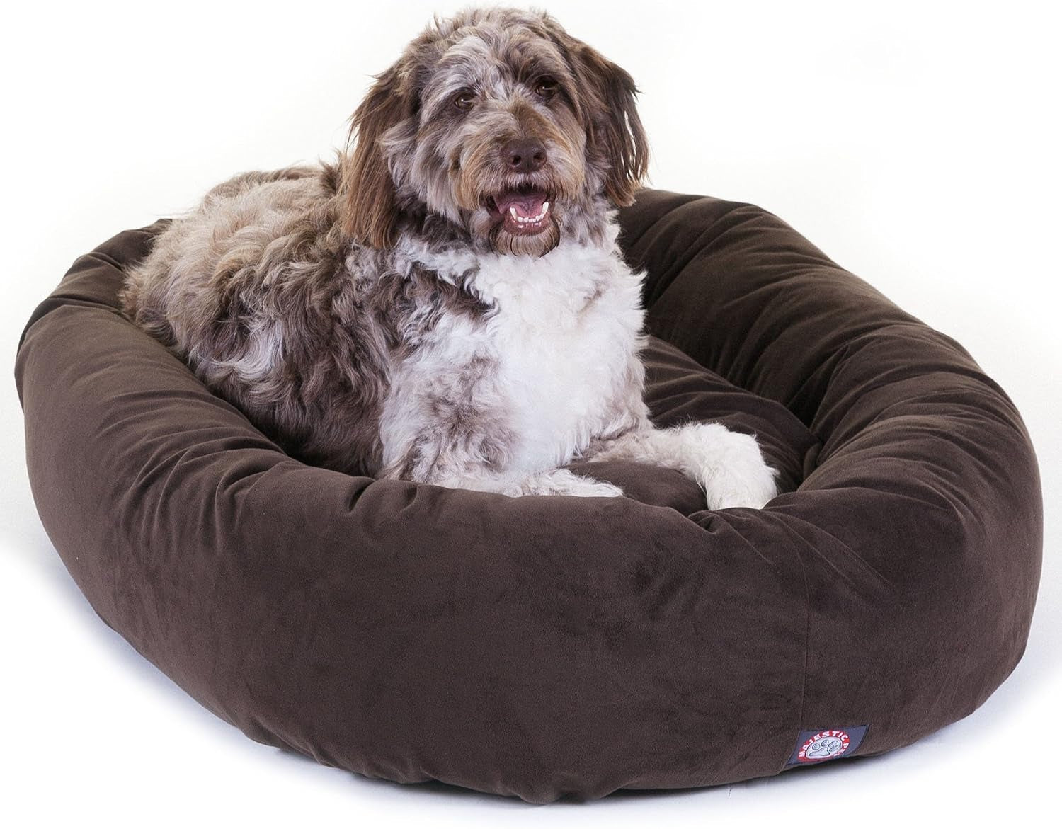 majestic-pet-32-inch-suede-calming-dog-bed-washable-cozy-soft-round-dog-bed-with-spine-support-for-dogs-to-rest-their-head-fluffy-donut-dog-bed-32x23x7-inch-round-pet-bed-medium-sage