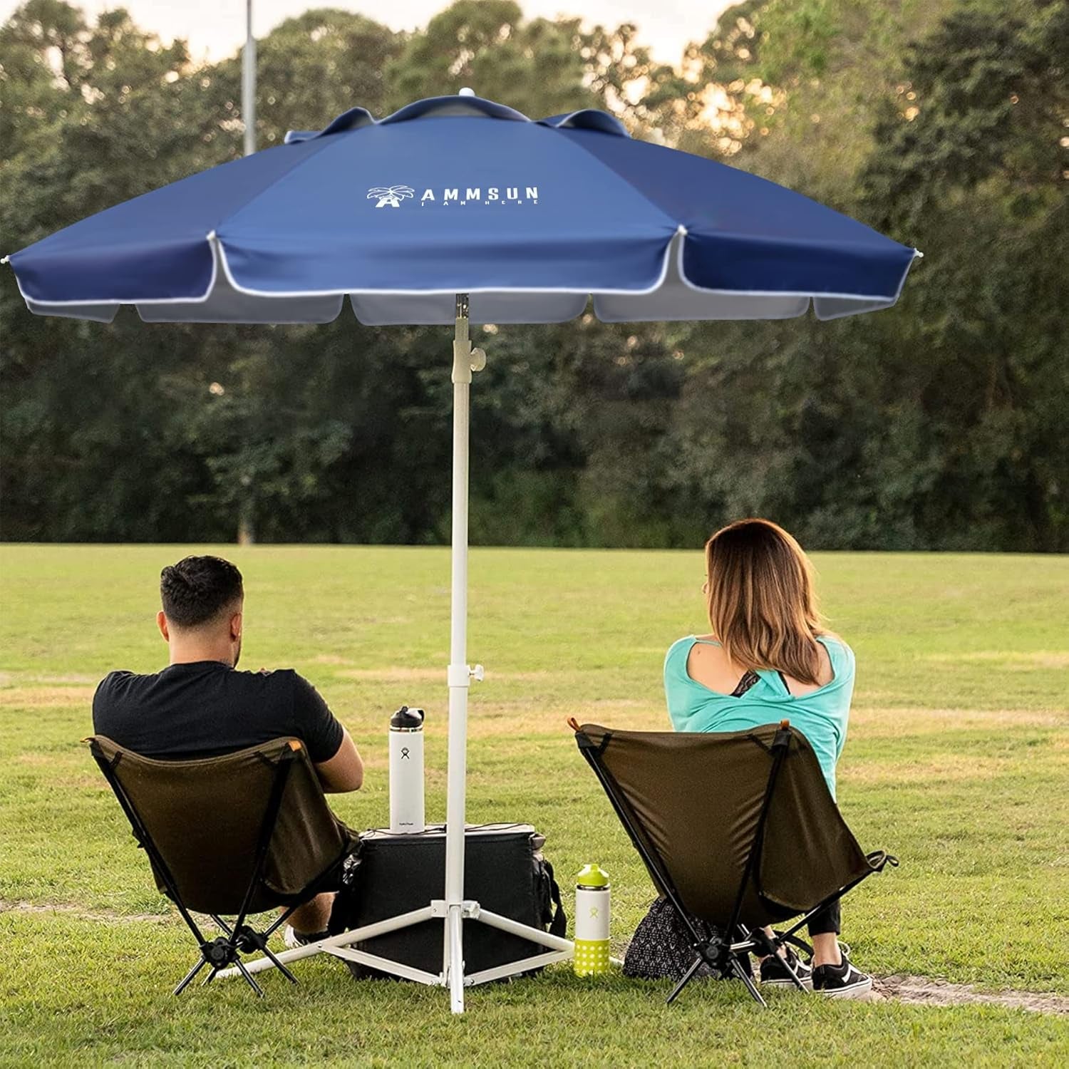 shade-umbrella-premium-portable-umbrella-with-stand-6-5ft-lightweight-free-standing-canopy-for-sporting-games-adjustable-instant-sun-protection-and-easy-to-carry-navy-blue
