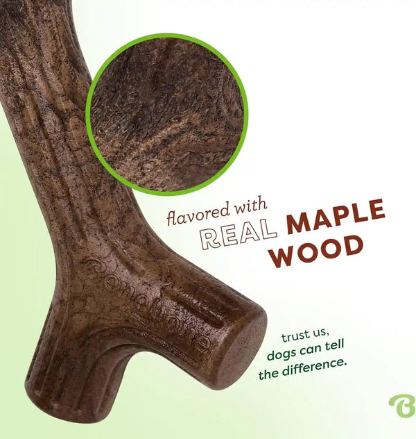 Benebone Maplestick Real Wood Durable Dog Chew Toy, Made in USA, Large2