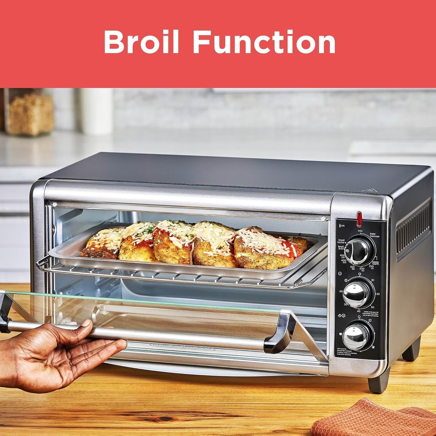 black-decker-to3250xsbd-8-slice-extra-wide-convection-countertop-toaster-oven-includes-bake-pan-broil-rack-toasting-rack-stainless-steel-black