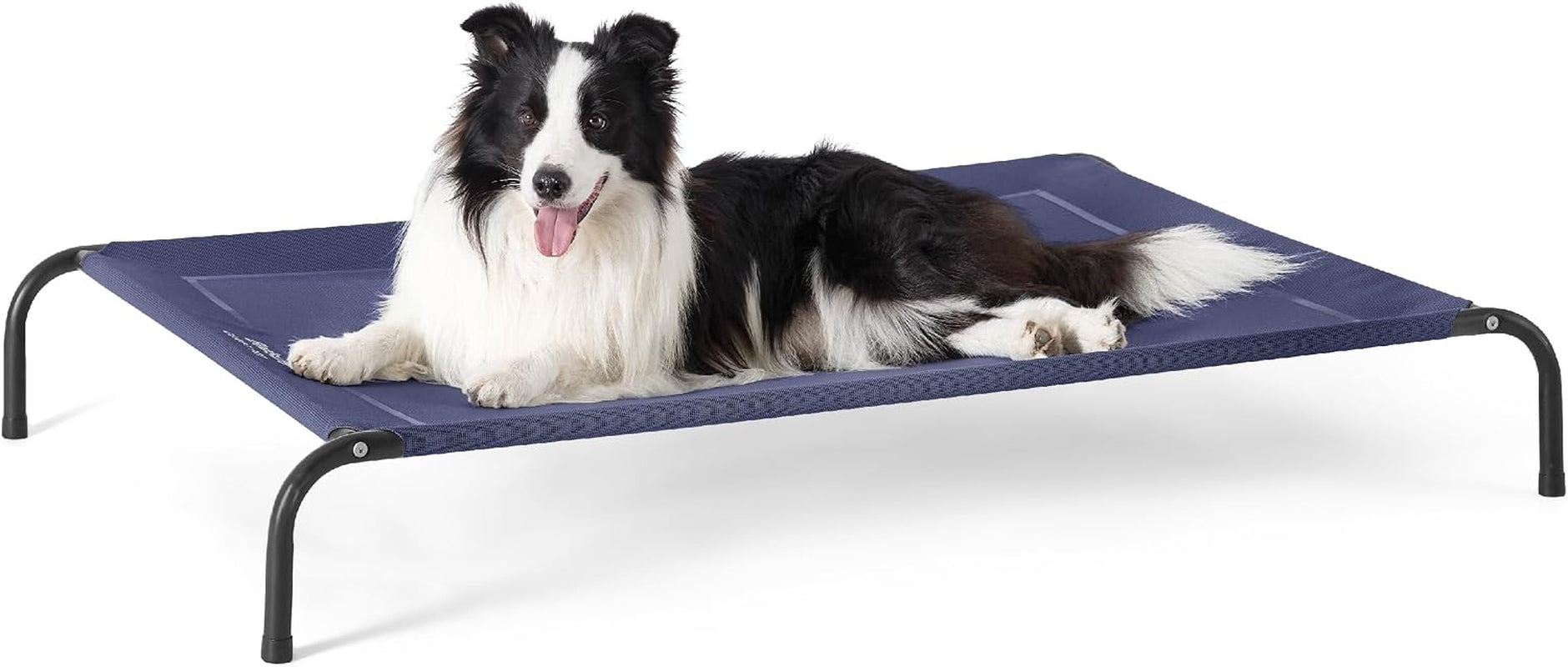 bedsure-outdoor-elevated-cooling-dog-bed-large-sized-dog-49in-grey-portable-raised-camping-pet-cot-hammock-breathable-teslin-mesh-weather-resistant-for-large-pets-up-to-85-lbs-easy-to-assemble