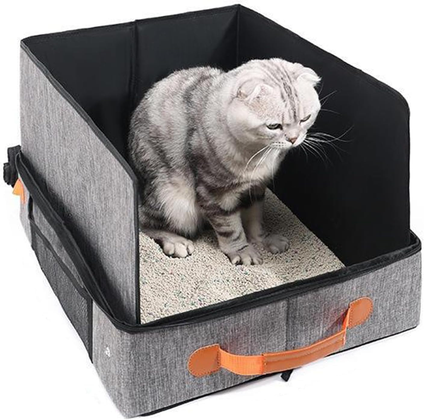 portable-cat-litter-box-hard-bottom-zippered-tray-pet-waterproof-portable-cat-box-indoor-outdoor-travel-car-camping-hotel-corner-housebreaking