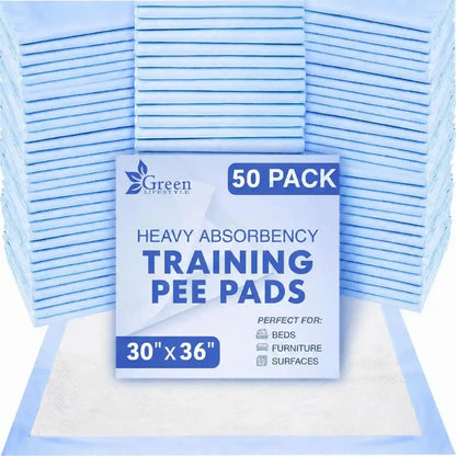 GREEN LIFESTYLE Washable Pee Pads for Dogs - Waterproof Reusable Puppy Pads with Anti-Slip Backing, Pet Training Pad for Puppy Playpen, Crate, Whelping Box, Potty Training (Pack of 6 - 30X34)23