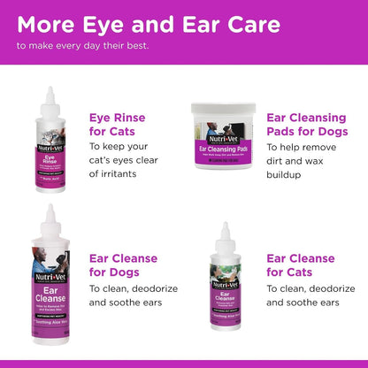 Nutri-Vet Dog Eye Wash, Tear Stain Remover for Dogs, Pet Eye Rinse, 4Oz | Eye Wash for Dogs, Dog Eye Cleaner, Tear Stains, Pet Safe Formula, Gentle Cleansing, Daily Care, Routine Cleaning6