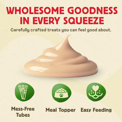 Catworx by Chewmasters Purrfect Squeeze Lickable Soft Cat Treats - 54 Pack | Creamy Purée Squeeze Tubes for Kittens and Adult Cats - Hand Feeding Snack or Food Topper - Training Reward, 0.53 Ounce3