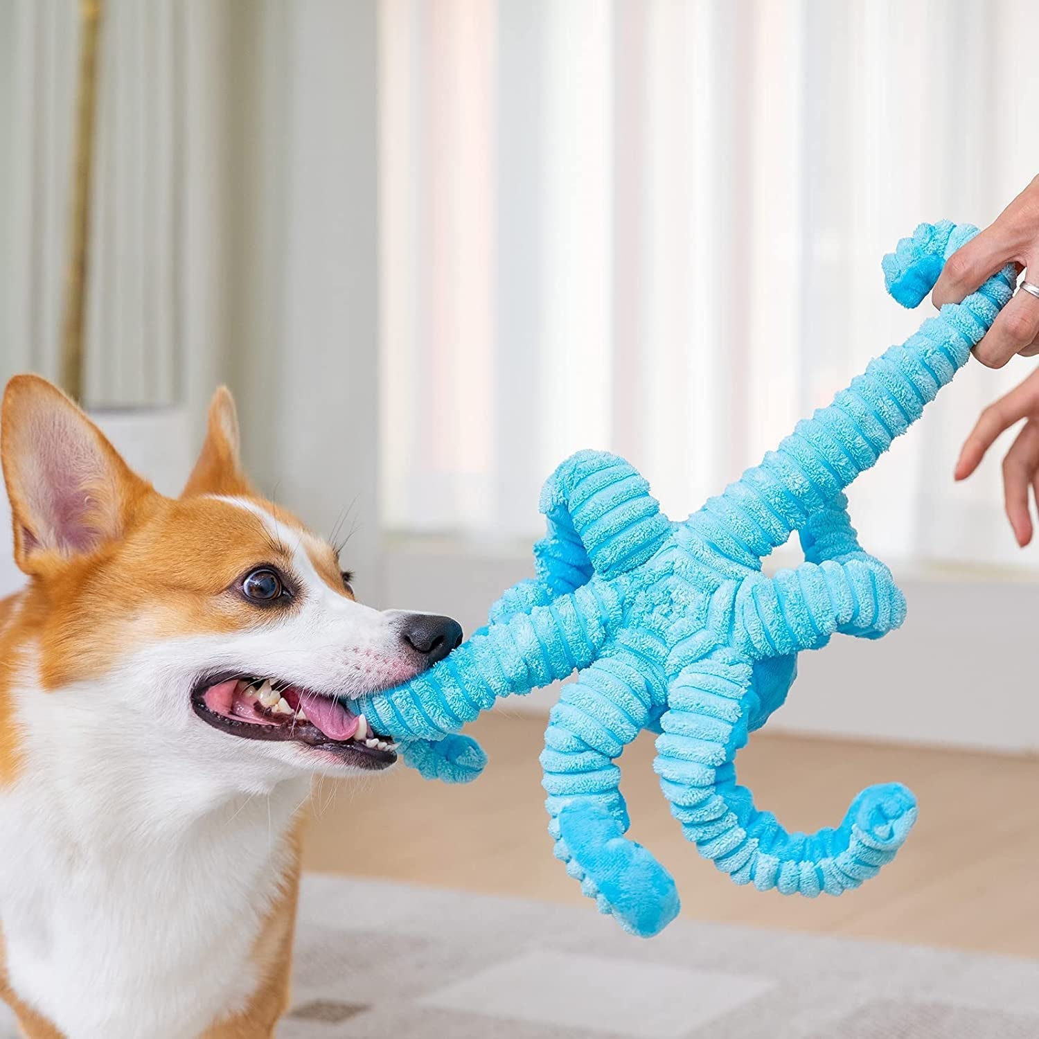 dog-toys-for-aggressive-chewers-indestructible-squeaky-dog-toys-octopus-tug-of-war-dog-toys-for-large-breed-tough-interactive-stuffed-dog-chew-toys-for-puppies-small-large-dogs