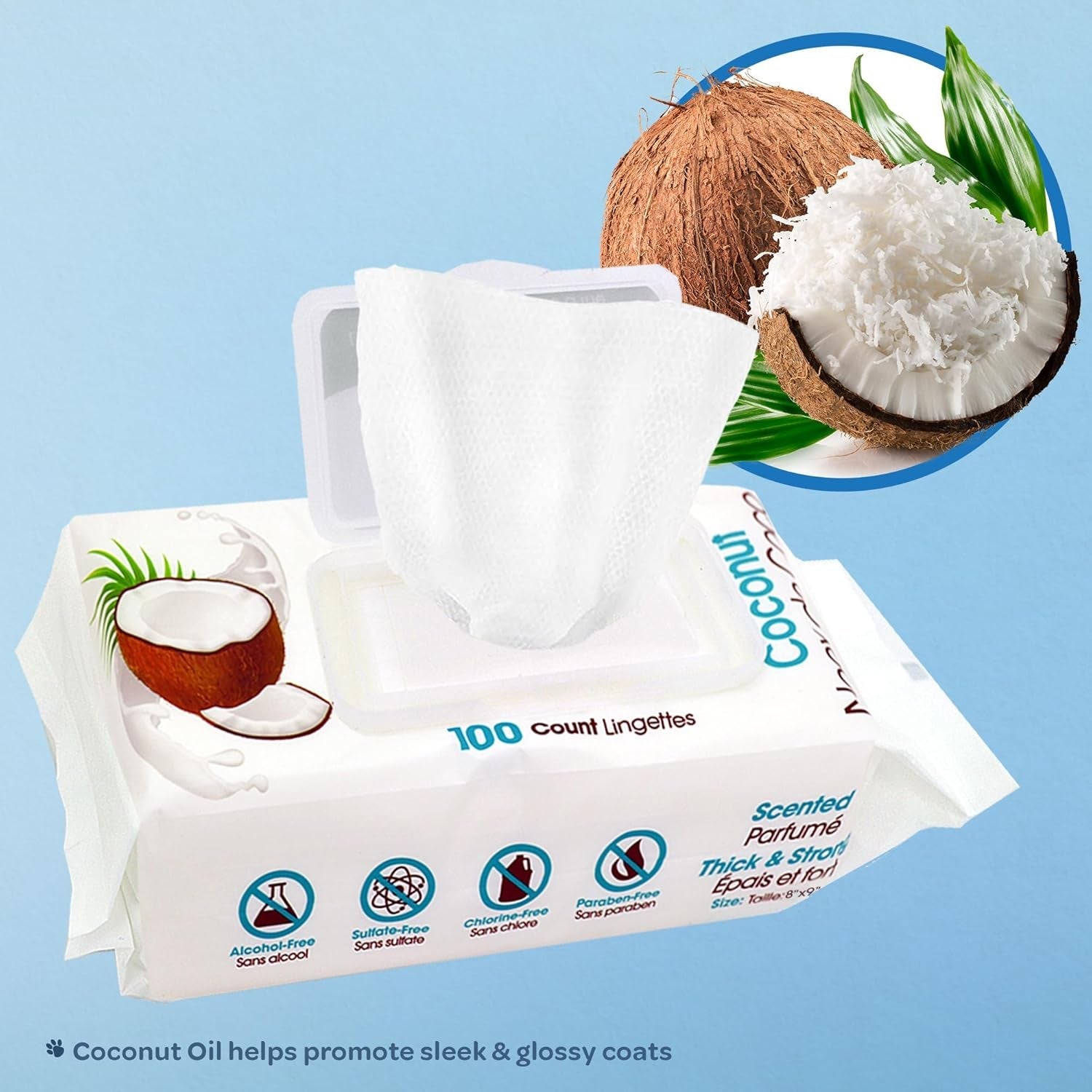 best-pet-supplies-cleaning-dog-wipes-moisturizing-coconut-100-count-coconut-scented-large-8x9-pet-wipes-vitamin-e-puppy-cat-safe-gentle-grooming-resealable-pouch-prevents-drying