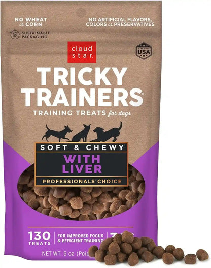 Cloud Star Tricky Trainers Soft & Chewy Dog Treats, Liver, 14 Oz. Pouch7