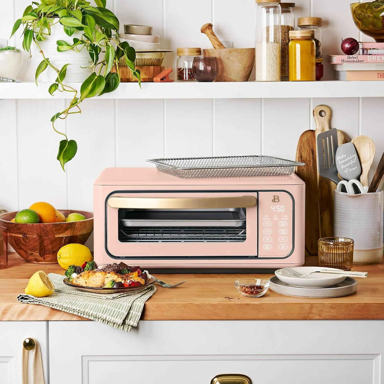 infrared-air-fry-toaster-oven-9-slice-1800w-countertop-oven-with-convection-air-fry-functions-digital-touch-display-multi-cooking-modes-for-baking-broiling-reheating-rose