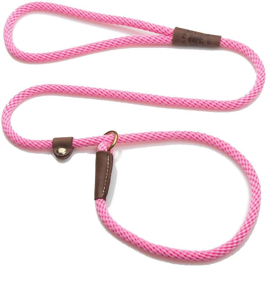 mendota-pet-slip-leash-dog-lead-and-collar-combo-made-in-the-usa-mocha-3-8-in-x-6-ft-for-small-medium-breeds