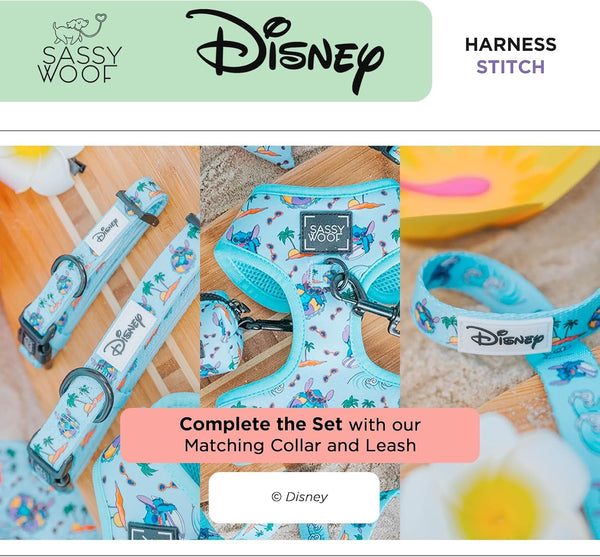 Sassy Woof Dog Adjustable Harness - Disney Stitch - X-Small6