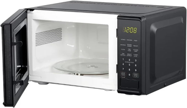 Mainstays 0.7 Ft. Countertop Microwave Oven, 700 Watts, Black(Black)3
