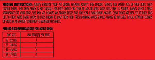 Milk-Bone Comfort Chews, Unique Chewy Texture & Real Beef, 16 Dog Chews | 40.8-Oz. Bag, for Dogs 15-75 Lbs., Rawhide-Free Dog Chews, Made with Real Beef5