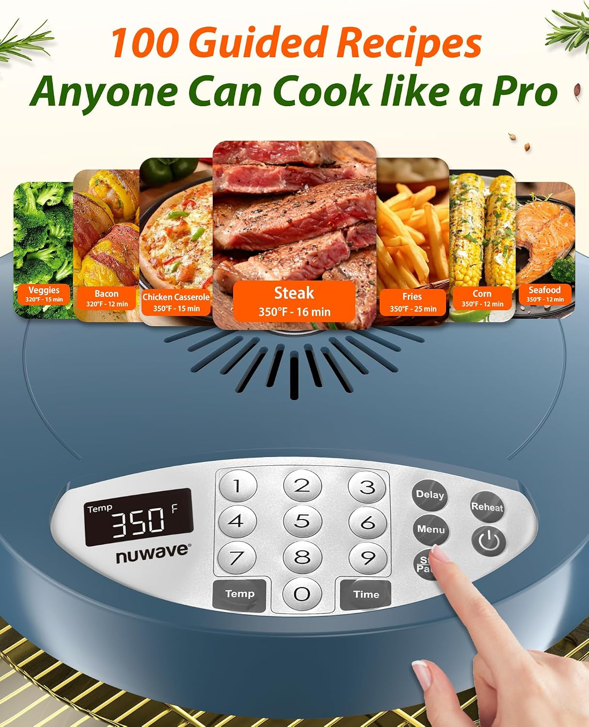 pro-plus-2-infra-red-oven-countertop-convection-360-surround-heat-2025-advanced-convection-no-defrosting-or-preheating-cook-fresh-or-frozen-durable-power-dome-100-presets-50-memory
