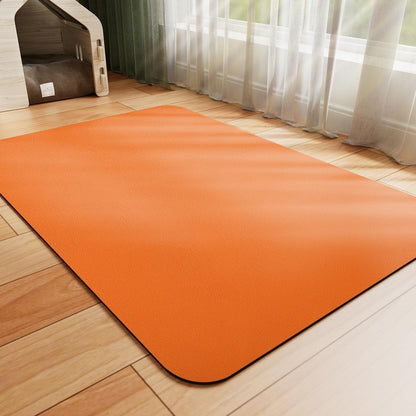 Hotlive Dog Food Mat - Absorbent Cat Mat for Food and Water, No Stains Pet Feeding Bowl Mat, Easy to Clean Pet Placemats, Quick Dry Dog Water Dispenser Mat for Messy Drinkers | Dark Grey 12"X 19"10