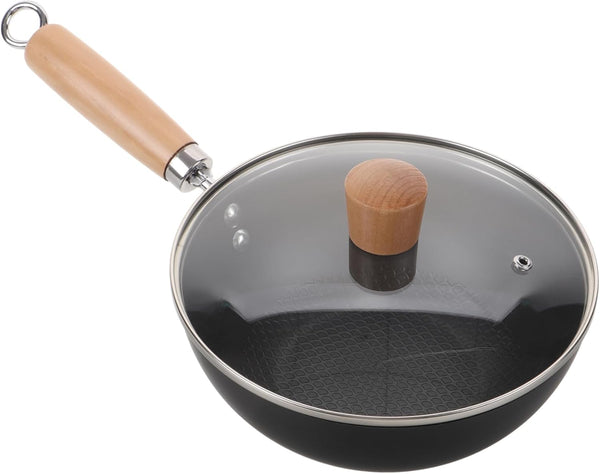 Mini Iron Pot Lid Nonstick Skillet for Cooking Stir Fry Pan Chinese Wok Kitchenware for Stove1