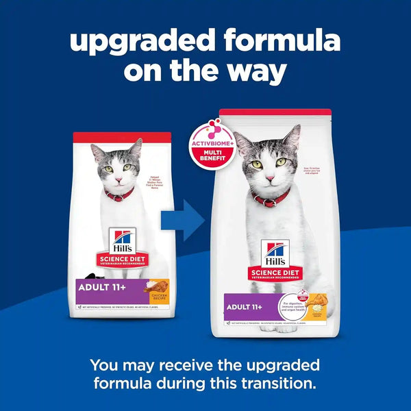 Hill'S Science Diet Senior 11+ Dry Cat Food | #1 Veterinarian Recommended, Chicken Recipe, 3.5 Lb. Bag2