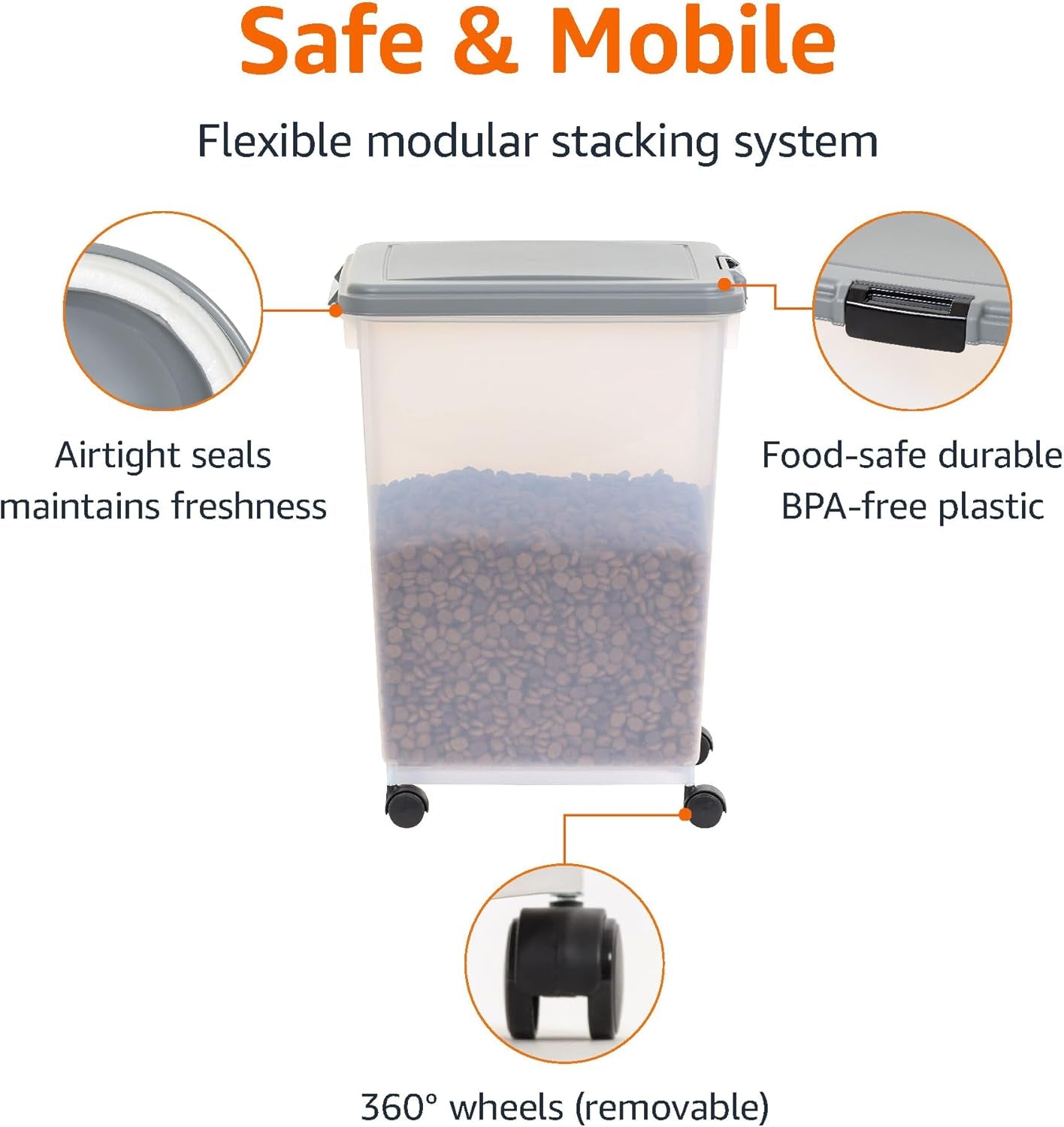 amazon-basics-airtight-pet-food-storage-container-with-scoop-bpa-free-removable-wheels-69-qt-gray