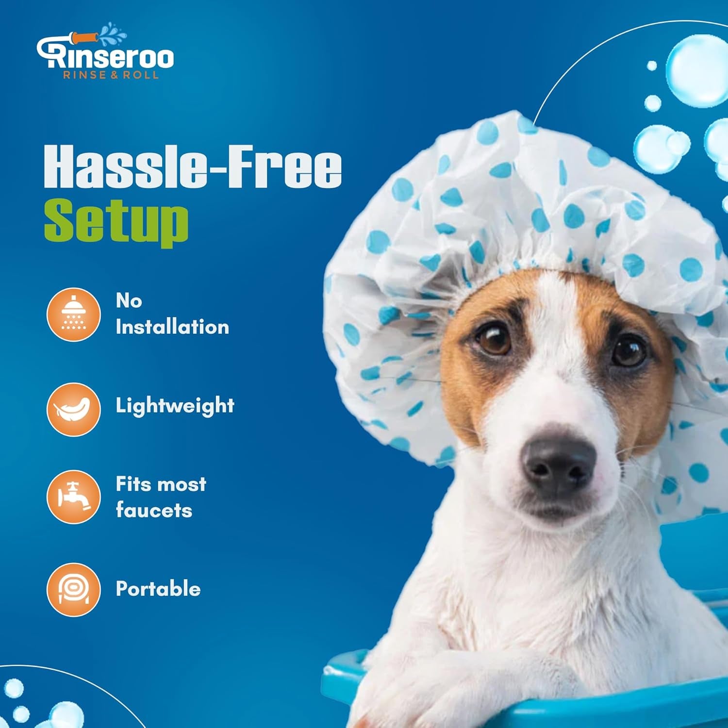 rinseroo-slip-on-bathtub-faucet-sprayer-attachment-ultra-flex-dog-shower-hose-adapter-portable-hose-attachment-with-sprayer-pet-showerhead-attach-tub-spout-5-foot-hose-no-install-for-speedy-washing