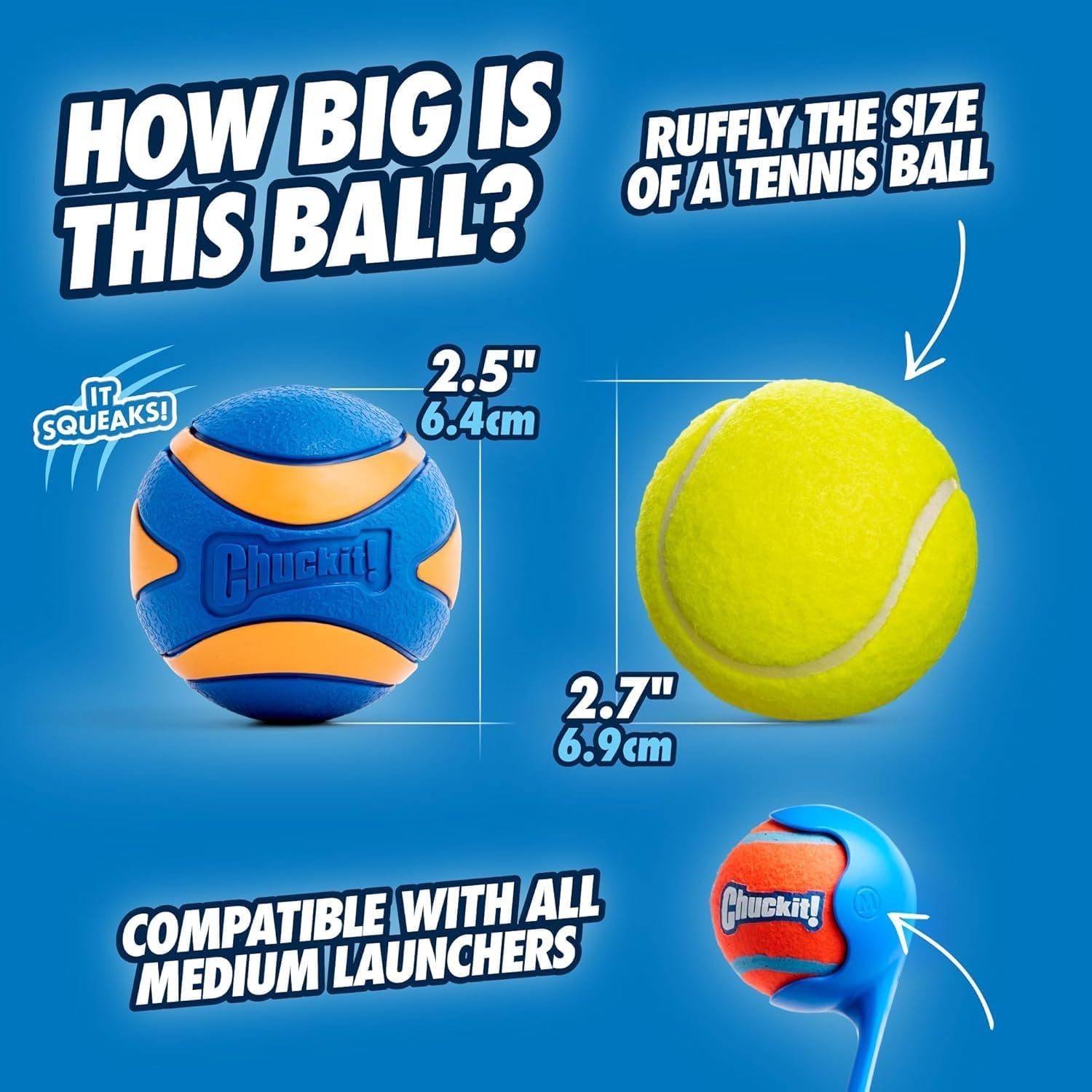 chuckit-ultra-ball-launcher-bundle-sport-18-with-2-pack-medium-2-5-bouncy-fetch-balls-for-dogs-20-60-lbs-dog-fetch-ball-thrower