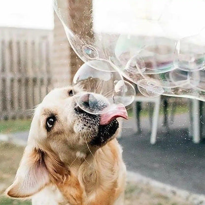 Puppy Love Bubbles, Peanut Butter & Bacon Scented Bubbles 4Oz. Bottle-2 Pack Combo (1 Peanut Butter/1 Bacon) for Dogs3