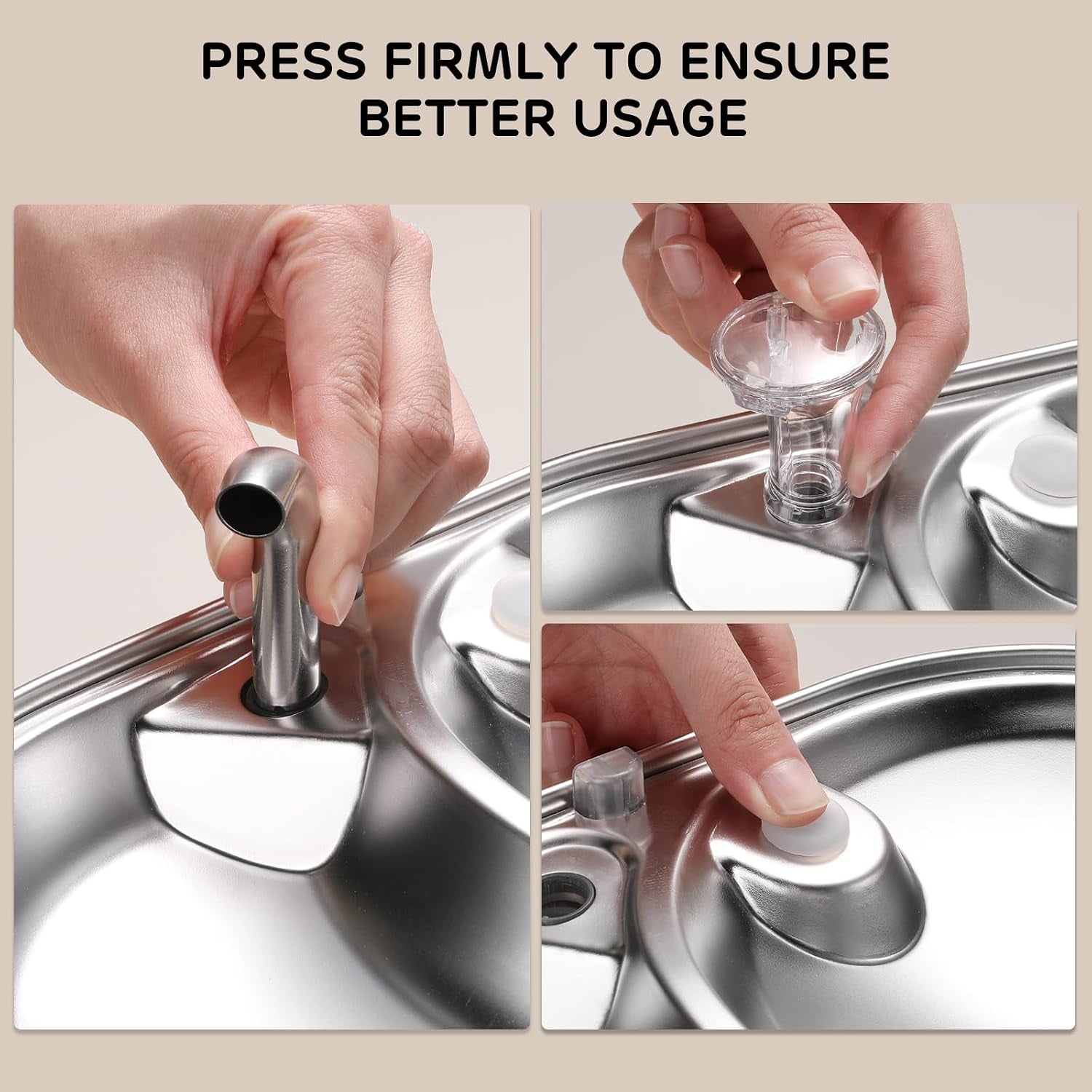 ipettie-water-fountain-filters-kits-for-twins-cat-water-fountain-stainless-steel-with-two-spouts-ip-wf-s05-f4-4-x-carbon-filter-4-x-sponge-filter