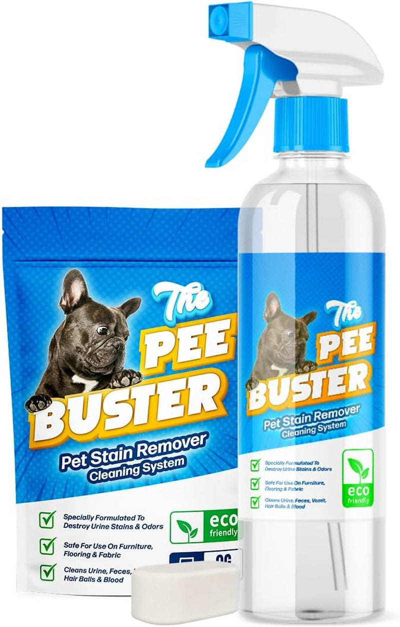 the-pee-buster-pet-stain-remover-cleaning-spray-for-dog-and-cat-urine-with-5-cleaning-tablets
