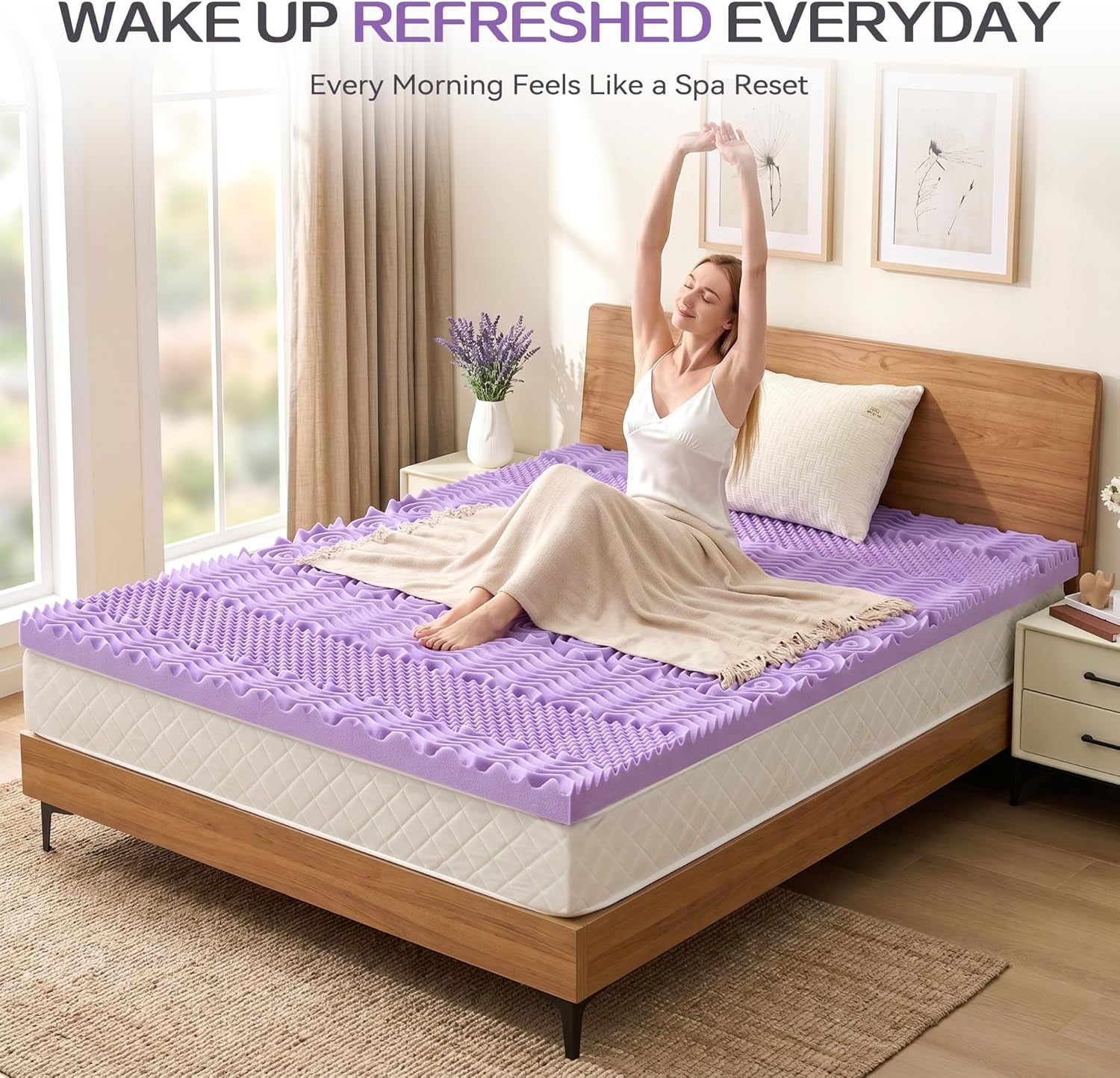 2-inch-7-zone-memory-foam-mattress-topper-twin-xl-twin-extra-long-mattress-pads-for-college-dorm-room-pressure-relieve-certipur-us-certified-39x80-inches-violet