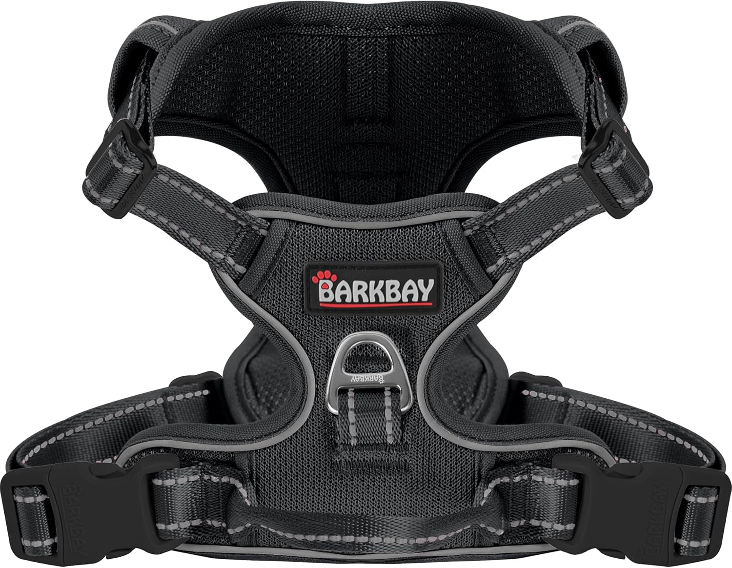 barkbay-no-pull-pet-harness-dog-harness-adjustable-outdoor-pet-vest-3m-reflective-oxford-material-vest-for-pink-dogs-easy-control-for-small-medium-large-dogs-l