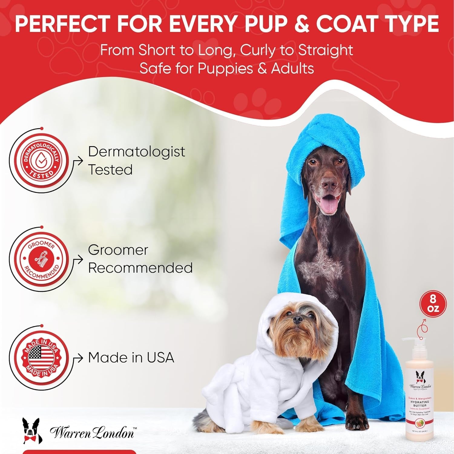warren-london-hydrating-butter-leave-in-pet-conditioner-for-dogs-lotion-for-skin-and-coat-aloe-puppy-dog-conditioner-for-hair-detangler-dry-skin-pet-fur-dandruff-made-in-usa-guava-8oz