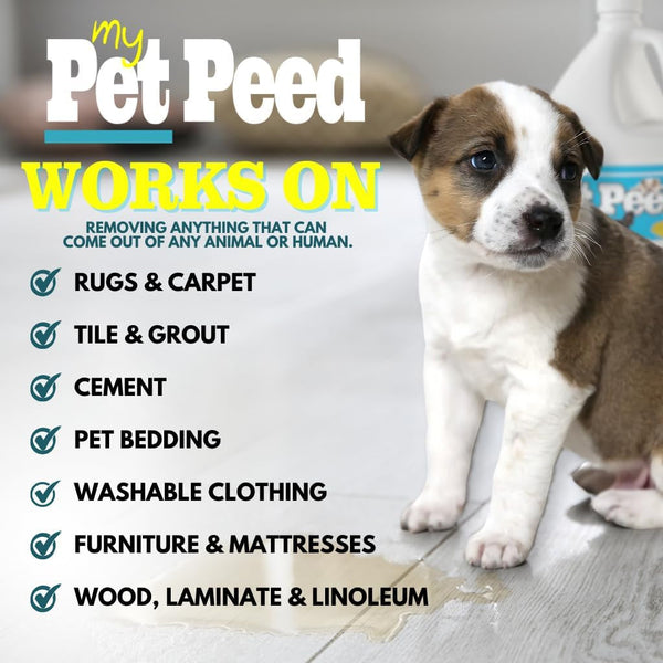 My Pet Peed - Pet Stain & Odor Remover (32Oz Spray Bottle)3