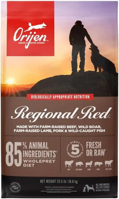 ORIJEN Grain Free WHOLEPREY Dry Dog Food Original Recipe 23.5Lb. Bag | WHOLEPREY Ingredients, Grain Free, Made in the USA, Skin & Coat, Global Quality Ingredients18