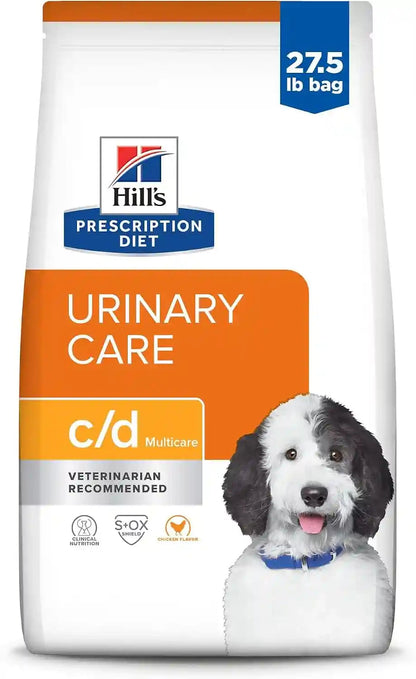 HILL'S PRESCRIPTION DIET C/D Multicare Urinary Care Dry Dog Food | #1 Veterinarian Recommended, Chicken Recipe, 8.5 Lb. Bag17