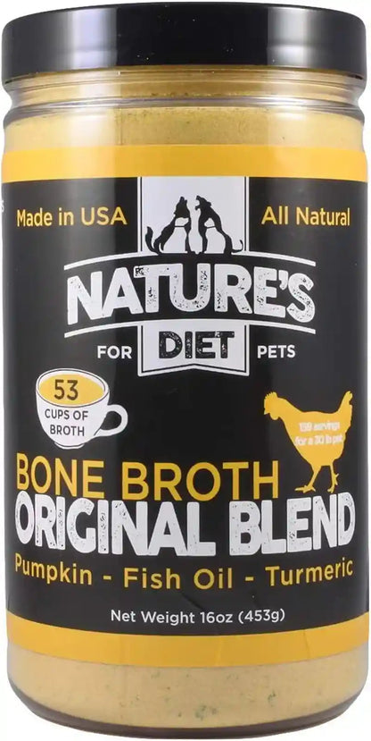 Nature'S Diet Pet Bone Broth Protein Powder with Pumpkin, Fish Oil and Turmeric (Beef, 16 Oz = 159 Servings)7