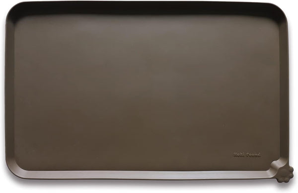 Hoki Found -Waterproof Pet Feeding Mats with High Lips - Multiple Size and Colors for Dogs, Cats & Others-G44