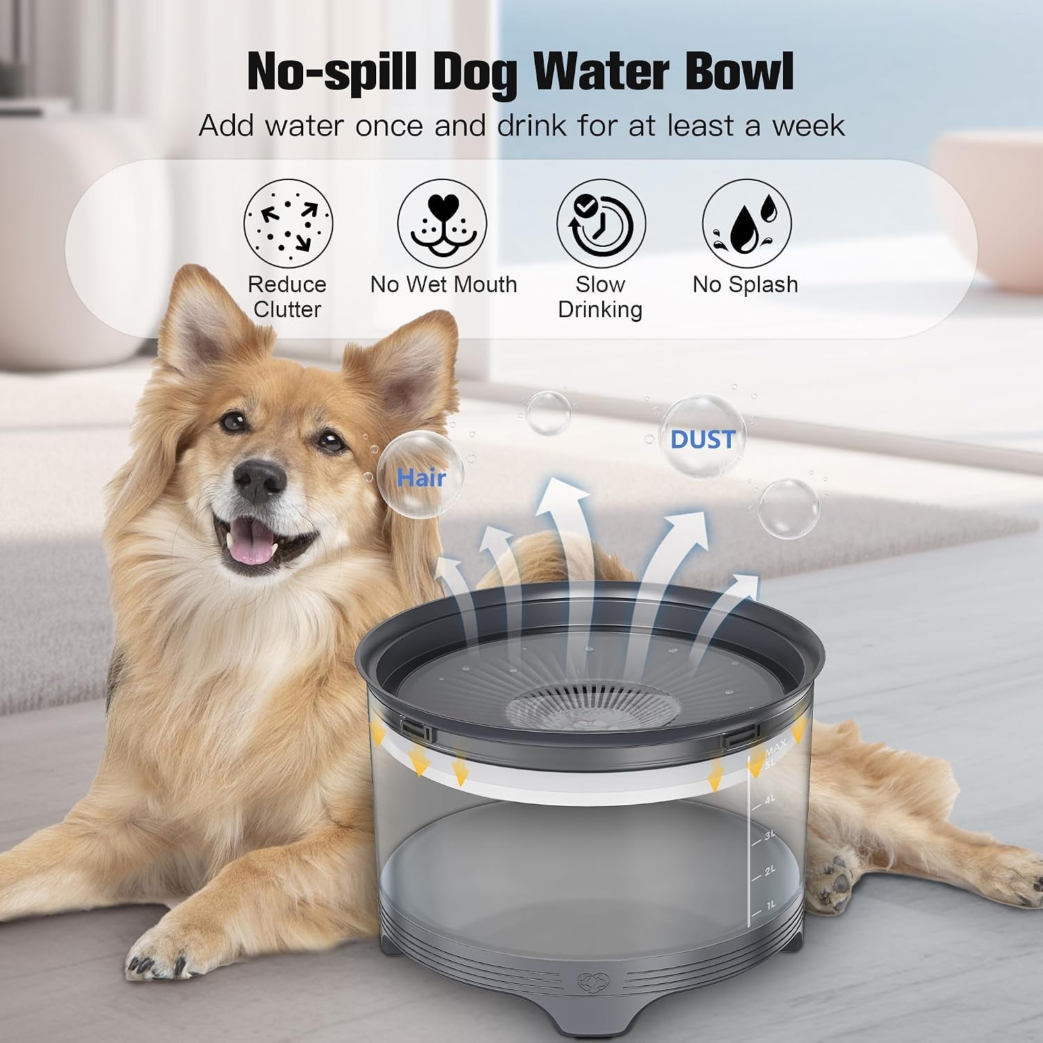 upsky-5-5l-no-spill-dog-water-bowl-slow-drinking-feeder-for-messy-drinkers-large-capacity-raised-stand-design-splash-proof-anti-slip-visible-water-level-easy-to-clean-ideal-for-multi-pet-homes